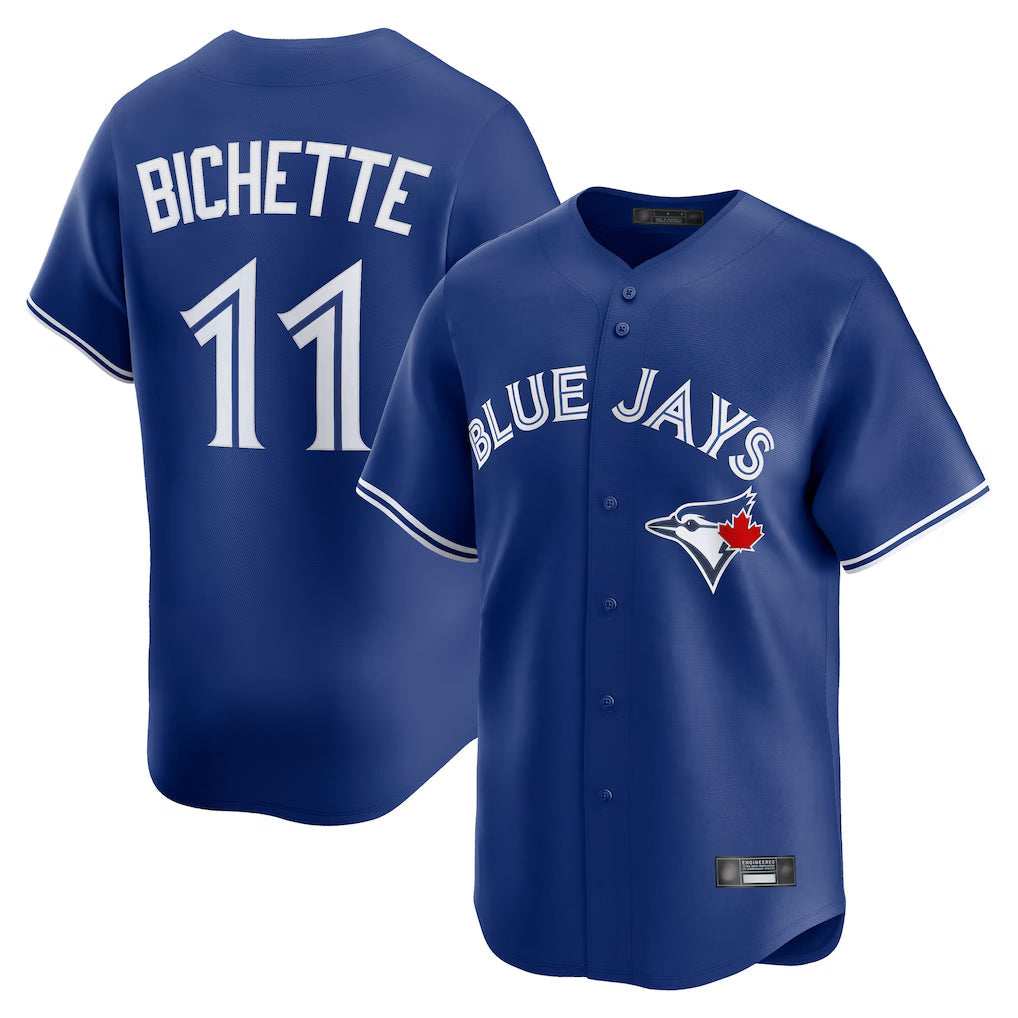 Silnrao T.Blue Jays #11 Bo Bichette Player Royal Limited Home Stitched Jerseys
