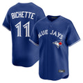 Silnrao T.Blue Jays #11 Bo Bichette Player Royal Limited Home Stitched Jerseys