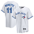 Silnrao T.Blue Jays #11 Bo Bichette Player White Home Limited Stitched Jerseys