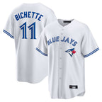 Silnrao T.Blue Jays #11 Bo Bichette Player White Home Limited Stitched Jerseys