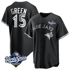 Silnrao T.Blue Jays #15 Chad Green Player Black 2025 World Series City Connect Limited Stitched Jerseys