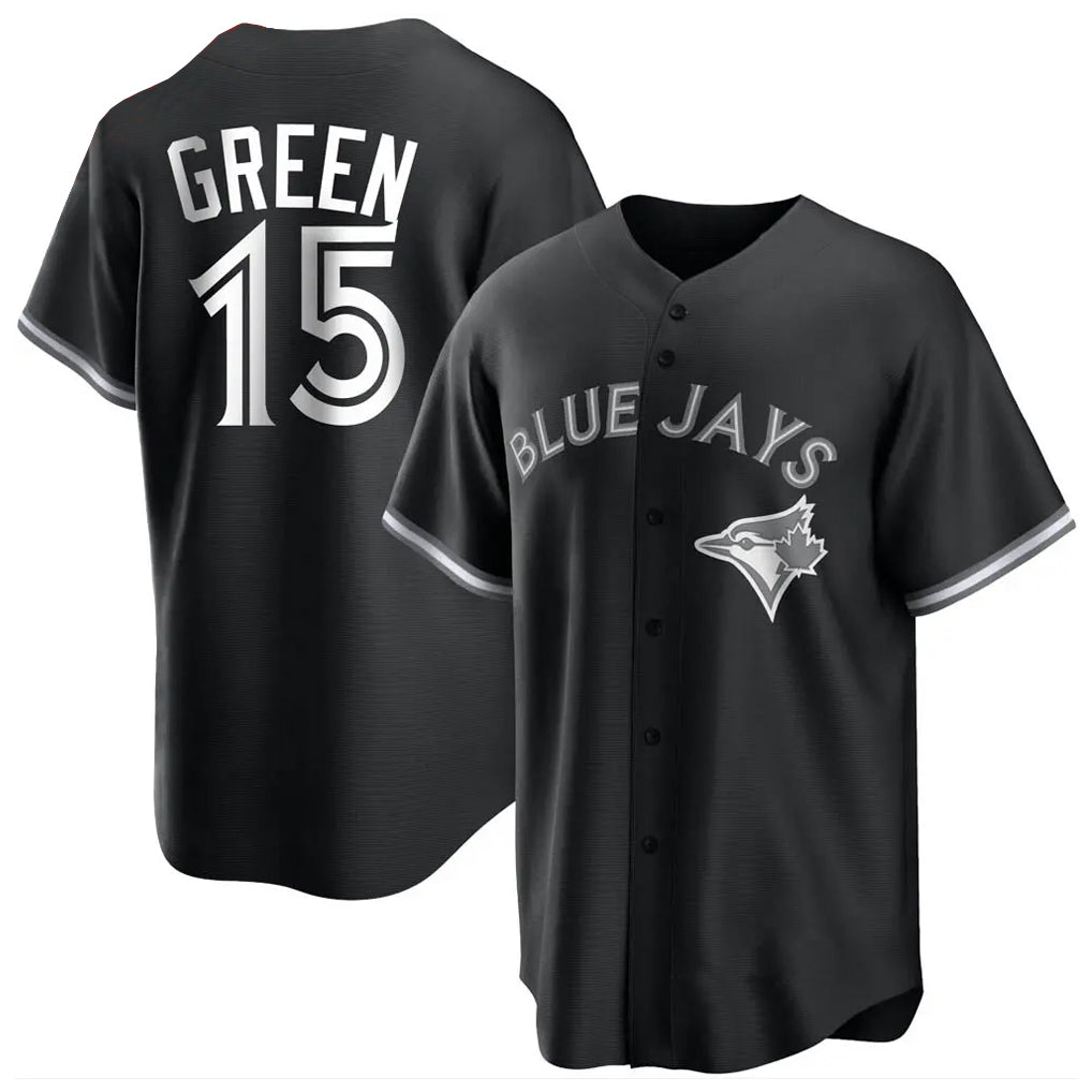 Silnrao T.Blue Jays #15 Chad Green Player Black City Connect Limited Stitched Jerseys