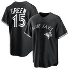 Silnrao T.Blue Jays #15 Chad Green Player Black City Connect Limited Stitched Jerseys