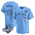 Silnrao T.Blue Jays #15 Chad Green Player Blue 2025 World Series Game Stitched Jerseys