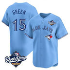 Silnrao T.Blue Jays #15 Chad Green Player Blue 2025 World Series Game Stitched Jerseys