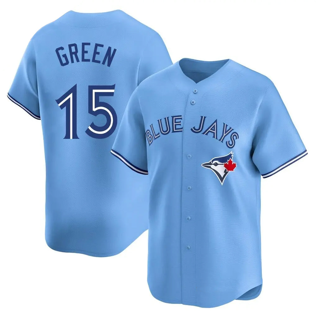 Silnrao T.Blue Jays #15 Chad Green Player Blue Home Limited Stitched Jerseys