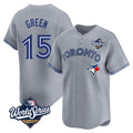 Silnrao T.Blue Jays #15 Chad Green Player Gray 2025 World Series Home Limited Stitched Jerseys