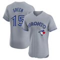 Silnrao T.Blue Jays #15 Chad Green Player Gray Home Elite Limited Stitched Jerseys