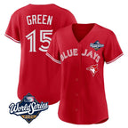 Silnrao T.Blue Jays #15 Chad Green Player Red 2025 World Series Limited Stitched Jerseys