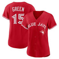 Silnrao T.Blue Jays #15 Chad Green Player Red Home Limited Stitched Jerseys