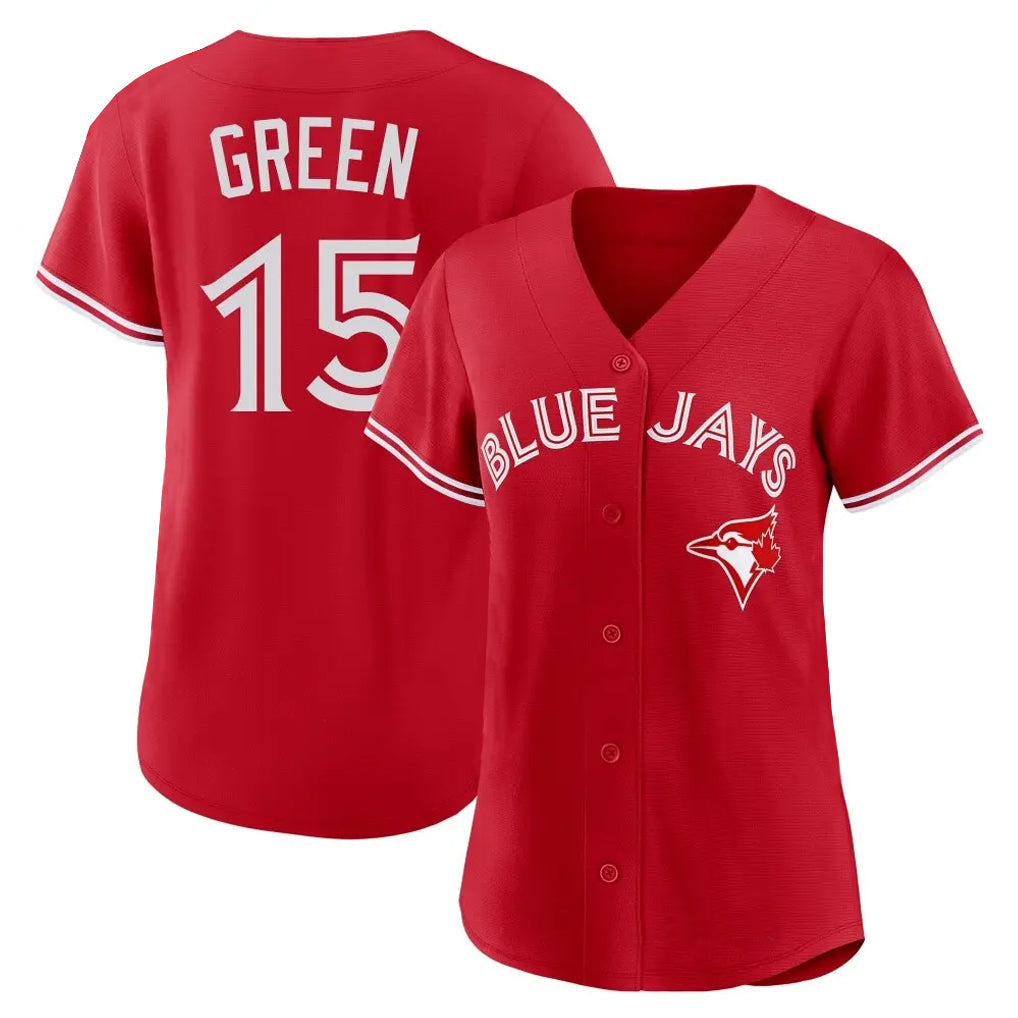 Silnrao T.Blue Jays #15 Chad Green Player Red Home Limited Stitched Jerseys