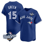 Silnrao T.Blue Jays #15 Chad Green Player Royal 2025 World Series Limited Stitched Jerseys