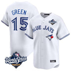 Silnrao T.Blue Jays #15 Chad Green Player White 2025 World Series Limited Stitched Jerseys