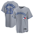 Silnrao T.Blue Jays #25 Anthony Santander Player Gray Home Limited Stitched Jerseys