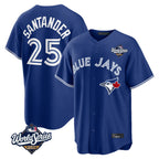 Silnrao T.Blue Jays #25 Anthony Santander Player Navy 2025 World Series Home Limited Stitched Jerseys