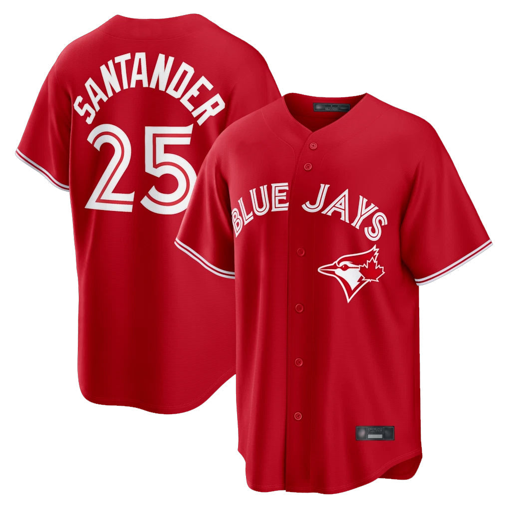 Silnrao T.Blue Jays #25 Anthony Santander Player Red Home Limited Stitched Jerseys