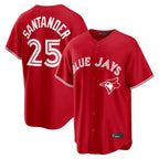 Silnrao T.Blue Jays #25 Anthony Santander Player Red Home Limited Stitched Jerseys