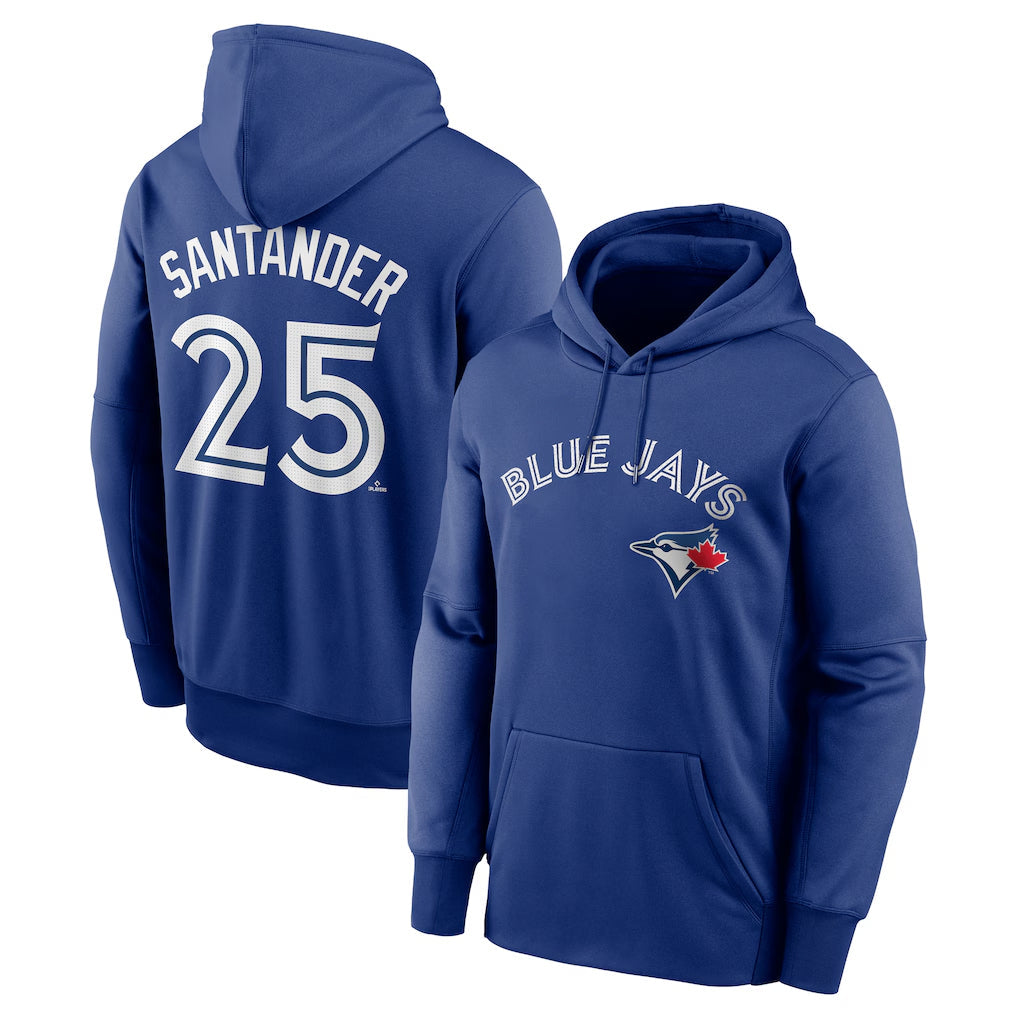 Silnrao T.Blue Jays #25 Anthony Santander Player Royal Performance Pullover Hoodie