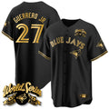 Silnrao T.Blue Jays #27 Vladimir Guerrero Jr. Player Black 2025 American League All Stitched Jerseys
