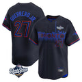 Silnrao T.Blue Jays #27 Vladimir Guerrero Jr. Player Black 2025 World Series City Connect Limited Stitched Jersey