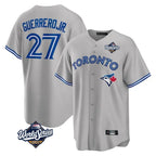 Silnrao T.Blue Jays #27 Vladimir Guerrero Jr. Player Gray 2025 World Series Stitched Jersey