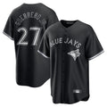 Silnrao T.Blue Jays #27 Vladimir Guerrero Jr Player Black City Connect Limited Stitched Jerseys
