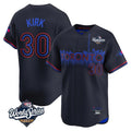 Silnrao T.Blue Jays #30 Alejandro Kirk Player Black 2025 World Series City Connect Stitched Jerseys