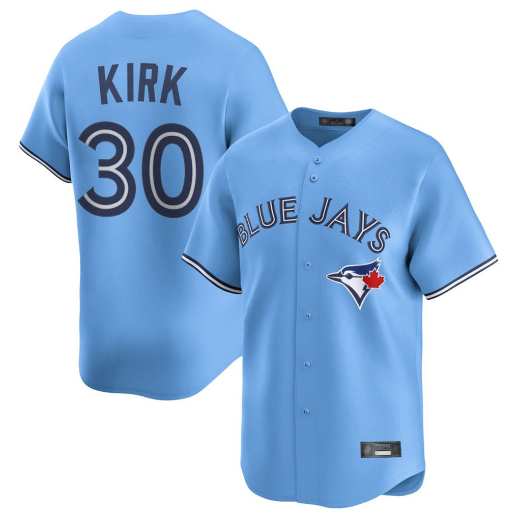 Silnrao T.Blue Jays #30 Alejandro Kirk Player Blue Home Limited Stitched Jerseys