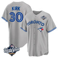 Silnrao T.Blue Jays #30 Alejandro Kirk Player Gray 2025 World Series Limited Stitched Jerseys
