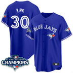 Silnrao T.Blue Jays #30 Alejandro Kirk Player Royal AL East Division All Stitched Jerseys