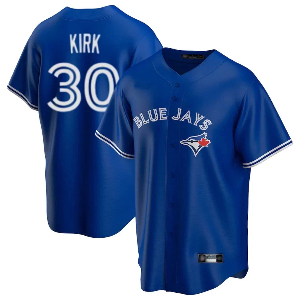 Silnrao T.Blue Jays #30 Alejandro Kirk Player Royal Game Stitched Jerseys