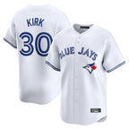 Silnrao T.Blue Jays #30 Alejandro Kirk Player White Home Limited Stitched Jerseys
