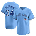 Silnrao T.Blue Jays #34 Kevin Gausman Player Blue Home Limited Stitched Jerseys