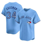 Silnrao T.Blue Jays #34 Kevin Gausman Player Blue Home Limited Stitched Jerseys