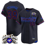Silnrao T.Blue Jays #39 Trey Yesavage Player Black 2025 American League Limited All Stitched Jerseys