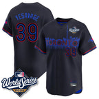 Silnrao T.Blue Jays #39 Trey Yesavage Player Black 2025 World Series City Connect Stitched Jerseys