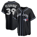Silnrao T.Blue Jays #39 Trey Yesavage Player Black Home Game Stitched Jerseys