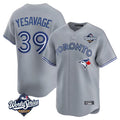 Silnrao T.Blue Jays #39 Trey Yesavage Player Gray 2025 American League Limited All Stitched Jerseys