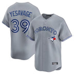 Silnrao T.Blue Jays #39 Trey Yesavage Player Gray Home Limited Stitched Jerseys