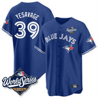 Silnrao T.Blue Jays #39 Trey Yesavage Player Royal 2025 World Series Limited All Stitched Jerseys