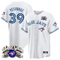 Silnrao T.Blue Jays #39 Trey Yesavage Player White 2025 American League Limited All Stitched Jerseys