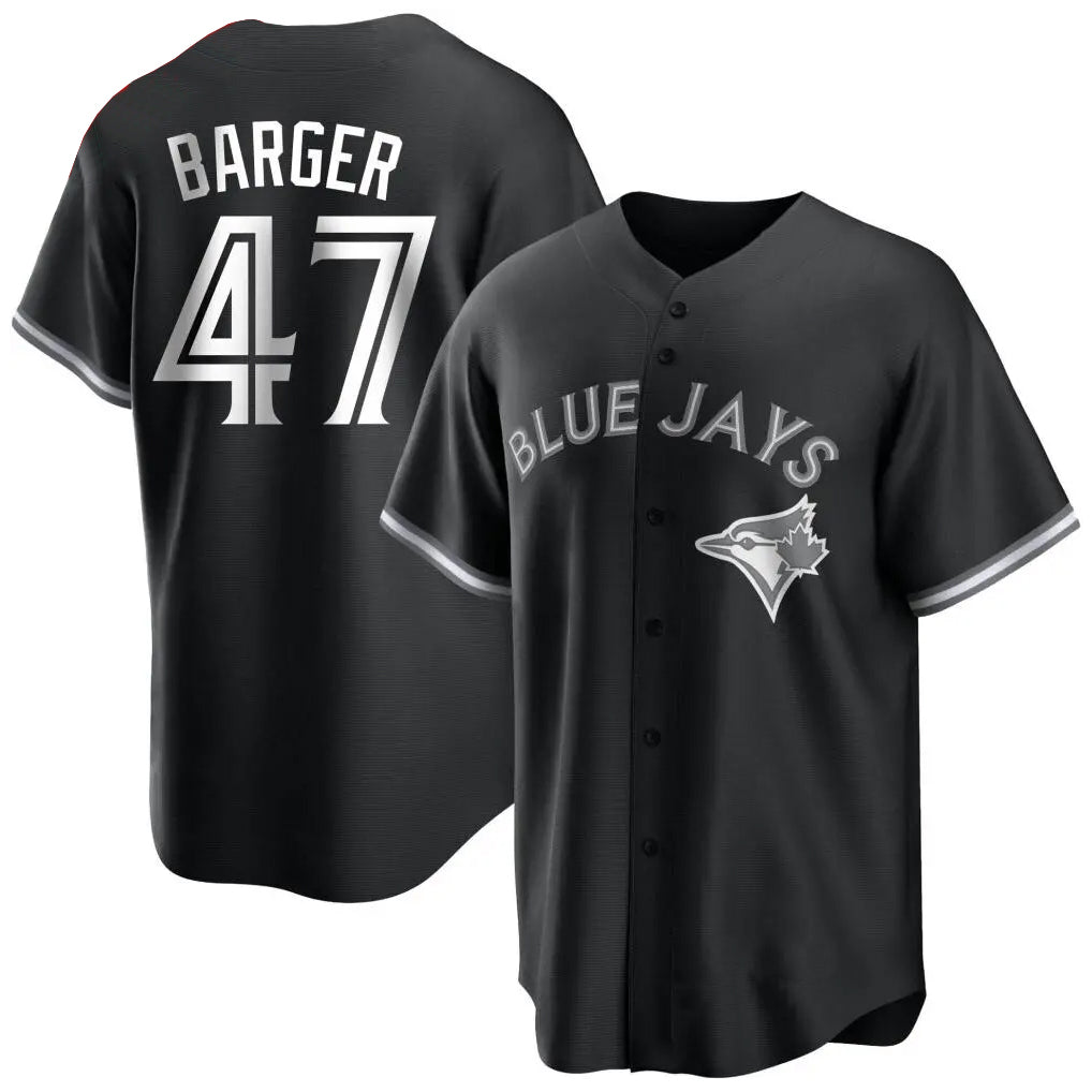 Silnrao T.Blue Jays #47 Addison Barger Player Black City Connect Limited Stitched Jerseys