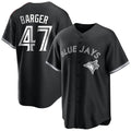 Silnrao T.Blue Jays #47 Addison Barger Player Black City Connect Limited Stitched Jerseys