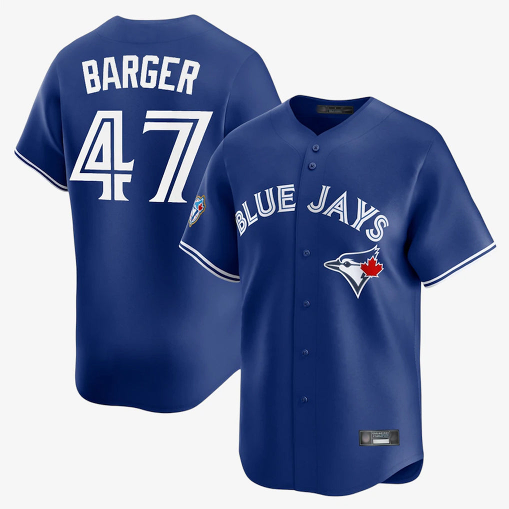 Silnrao T.Blue Jays #47 Addison Barger Player Royal Home Limited Stitched Jerseys