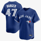 Silnrao T.Blue Jays #47 Addison Barger Player Royal Home Limited Stitched Jerseys
