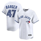 Silnrao T.Blue Jays #47 Addison Barger Player White Home Limited Stitched Jerseys