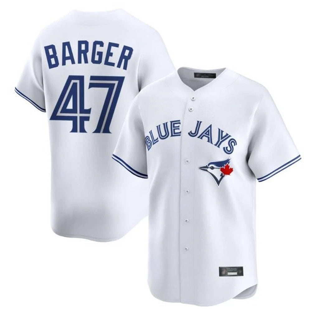 Silnrao T.Blue Jays #47 Addison Barger Player White Home Limited Stitched Jerseys
