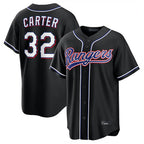 Silnrao T.Rangers #32 Evan Carter Player Black 2026 Out Fashion Replica Stitched Jerseys