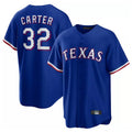 Silnrao T.Rangers #32 Evan Carter Player Royal Home Limited Stitched Jerseys