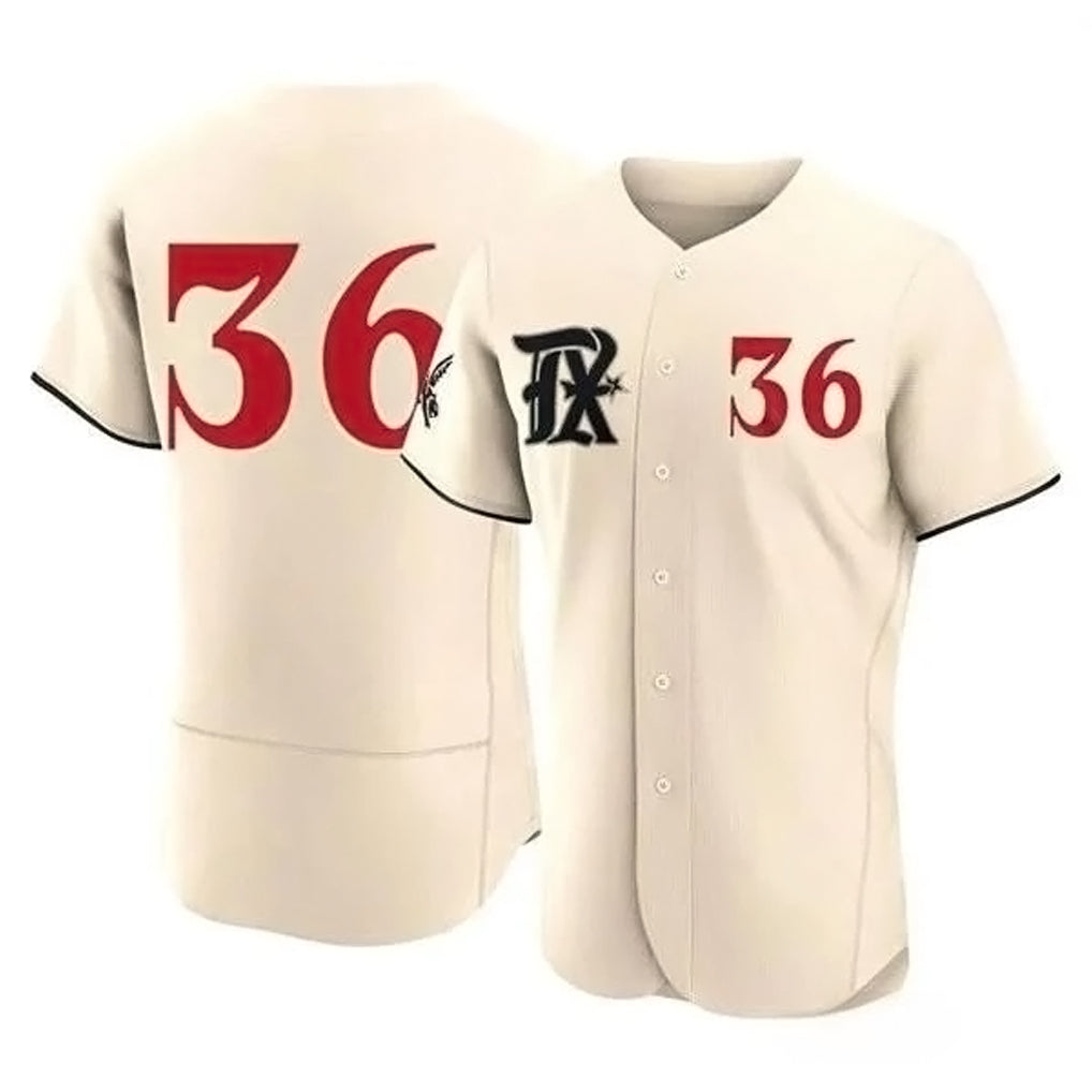 Silnrao T.Rangers #36 Wyatt Langford Player Cream Limited City Connect Elite Stitched Jerseys